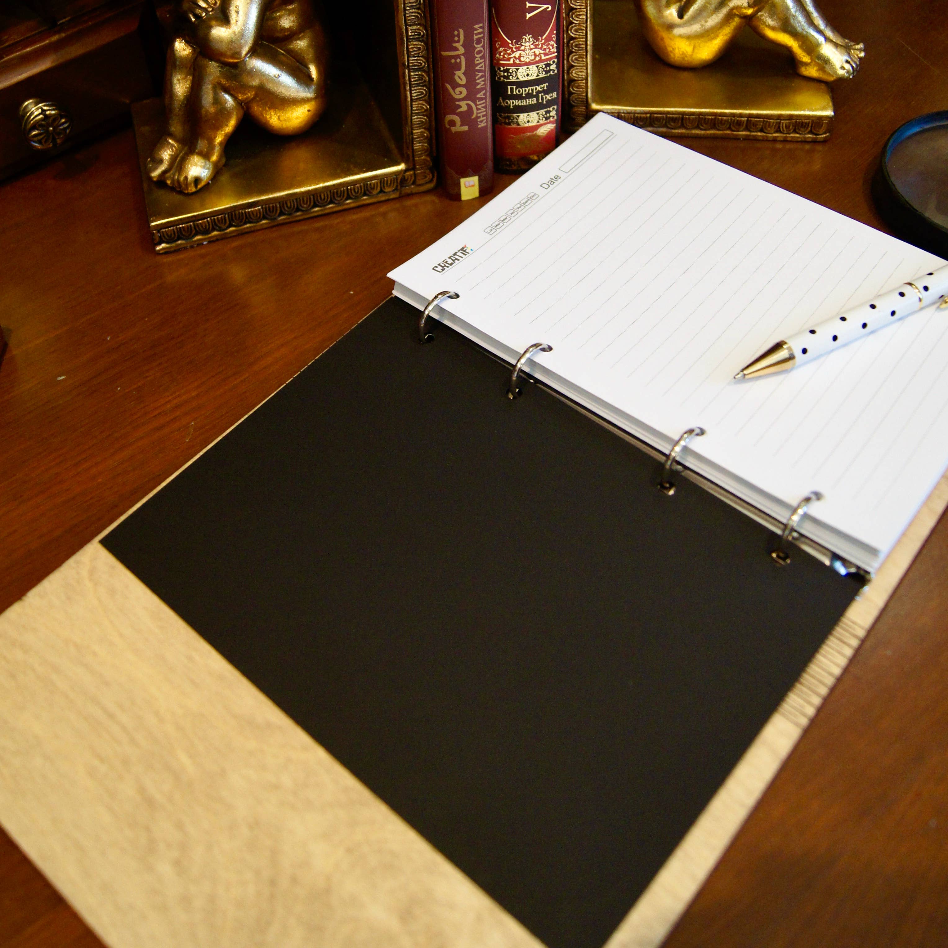 HARMANDI - Wholesale Notebook - Wooden notebook - lines1