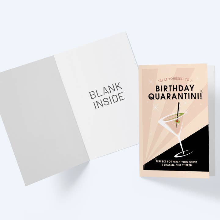 Birthday Quarantini - Birthday Greeting Card For Everyone for wholesale by CardCraft