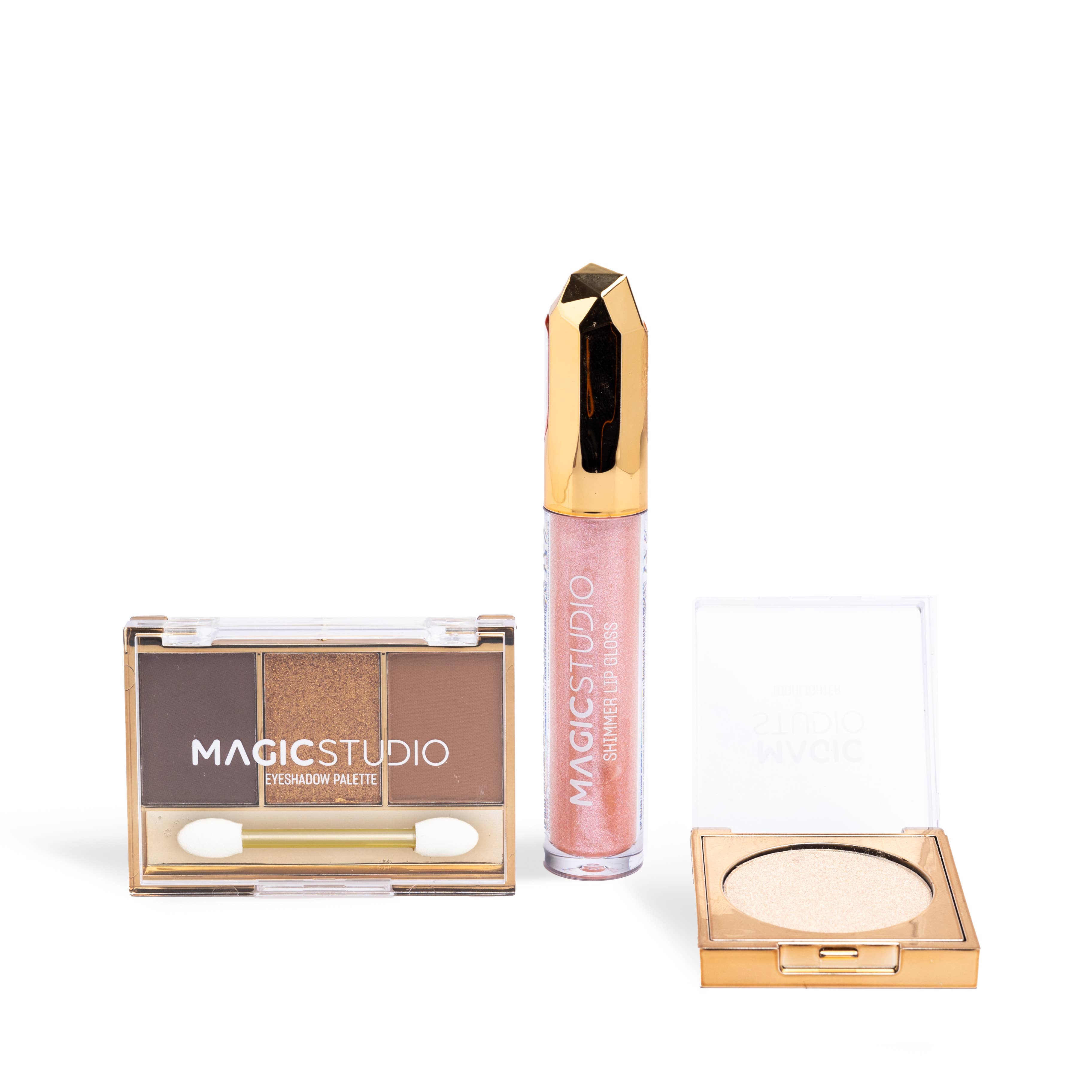 Aquarius Cosmetic SLU - Wholesale Makeup Highlighter - MAGIC STUDIO DIAMOND GLOW GIFT SET2