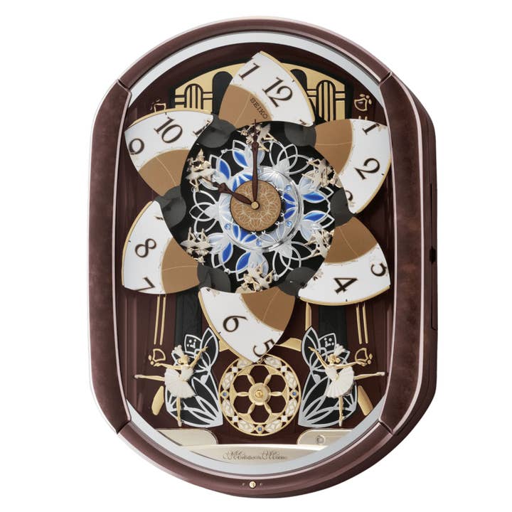 Seiko Clocks USA - Wholesale Wall Clock - Ballerina Melodies In Motion Clock Holiday Musical