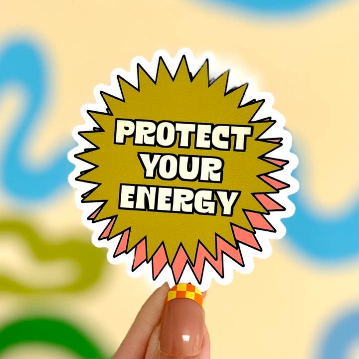 Charley Taylor Art - Wholesale Sticker - Bescherm uw Energy Y2K-sticker8