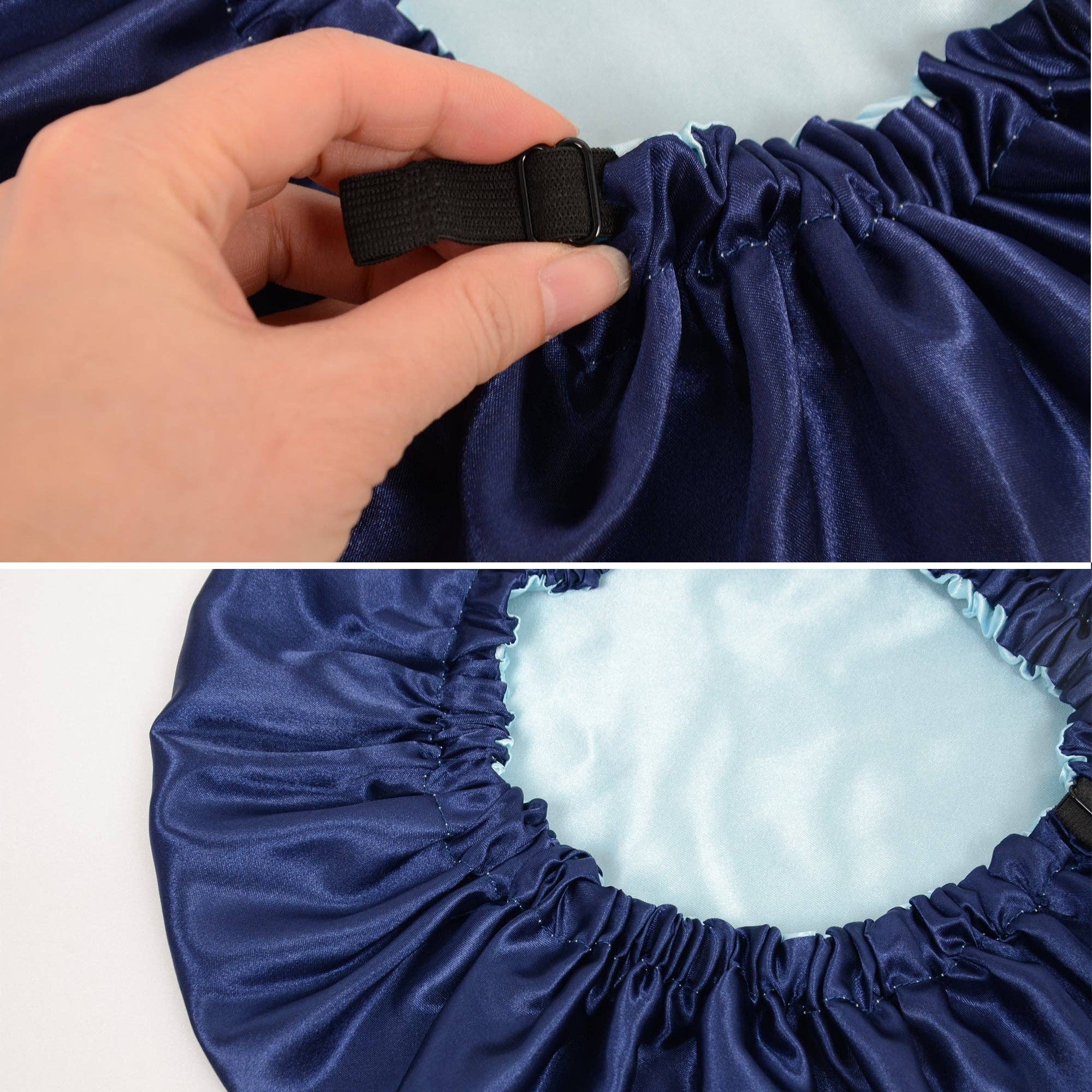 AK Brand – wholesale Sleep cap / bonnet – women's – Silk Sleep Bonnet Adjustabl Elastic Band Hair Protection Cap29