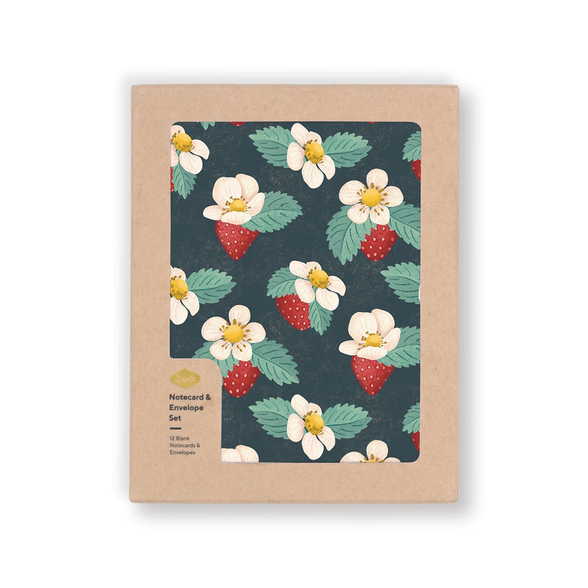 Denik - Wholesale Stationery/notecard set - Strawberries Notecards