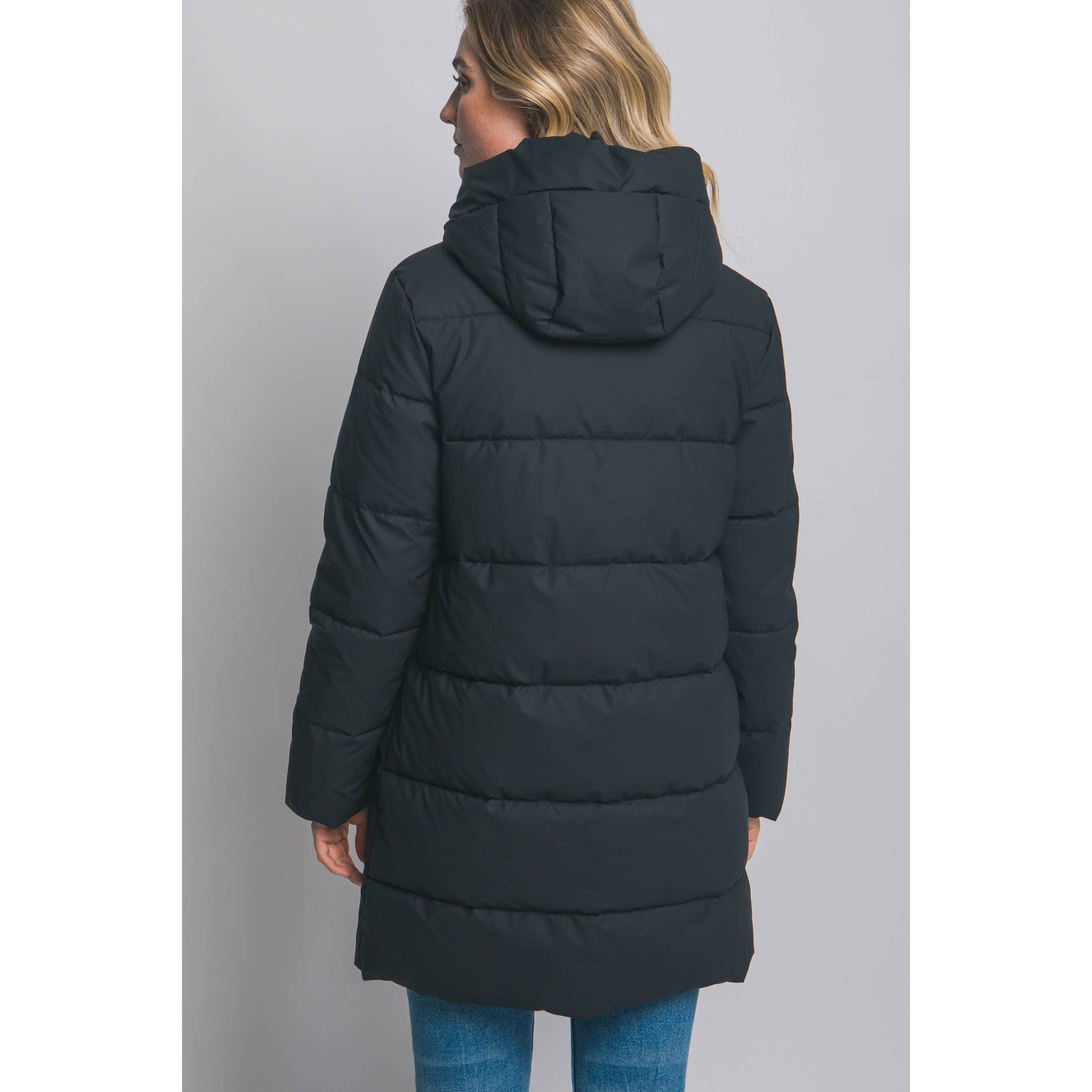 Timeless - Wholesale Coat - Women's - Hooded Long Puffer Coat13