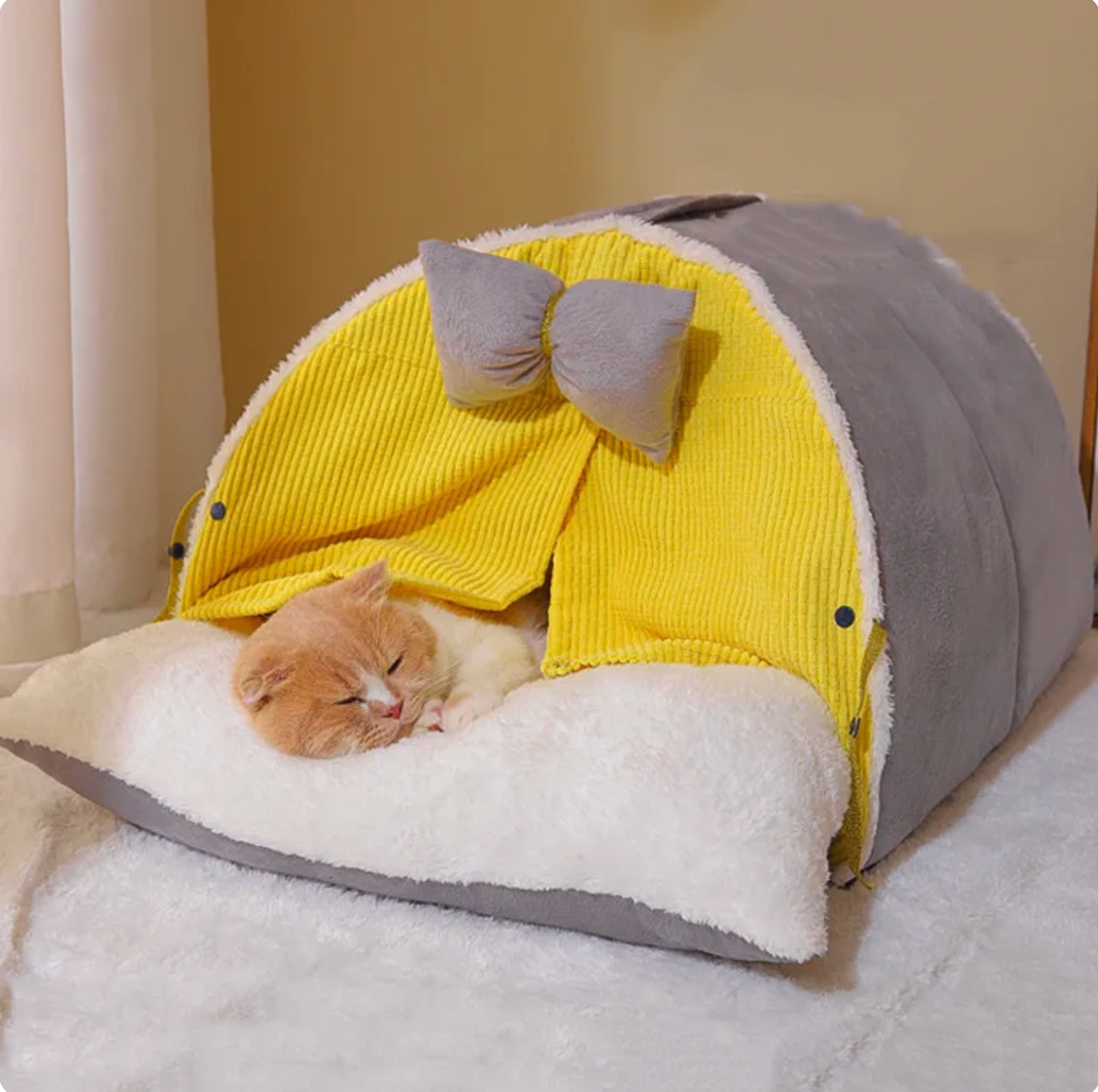 ToyalFriends - All Import Duties Covered! - Wholesale Pet Bed - Cat/Dog - Ribbon Cat Dog Pet Tent House1