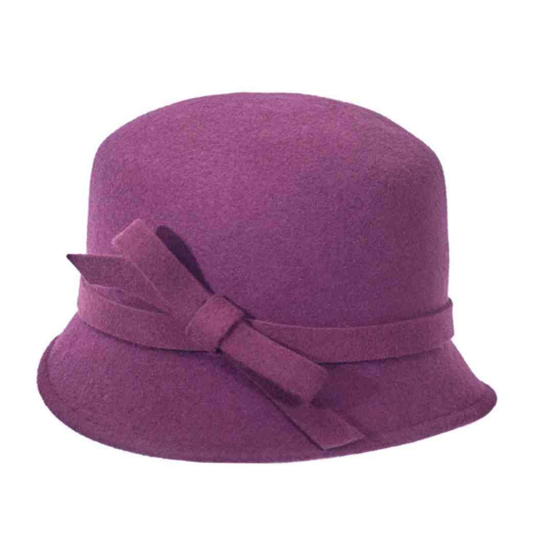 Toucan Hat Company/ Carole Amper - Venta al por mayor Sombrero cloche - Mujer - Cuchara Slant Bow3