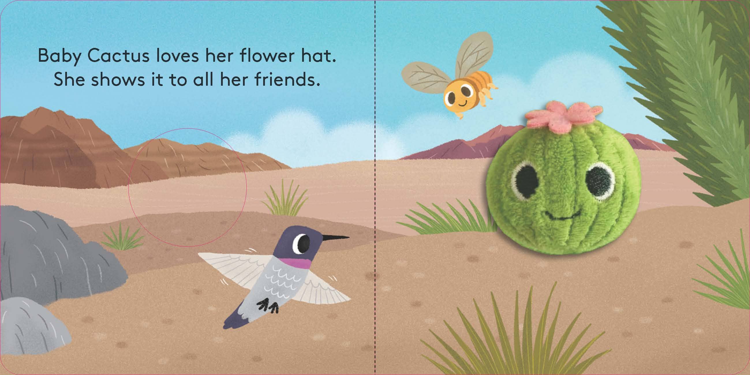Chronicle Books - Wholesale Baby & Toddler Book (0-2) - Baby Cactus: Finger Puppet Book5