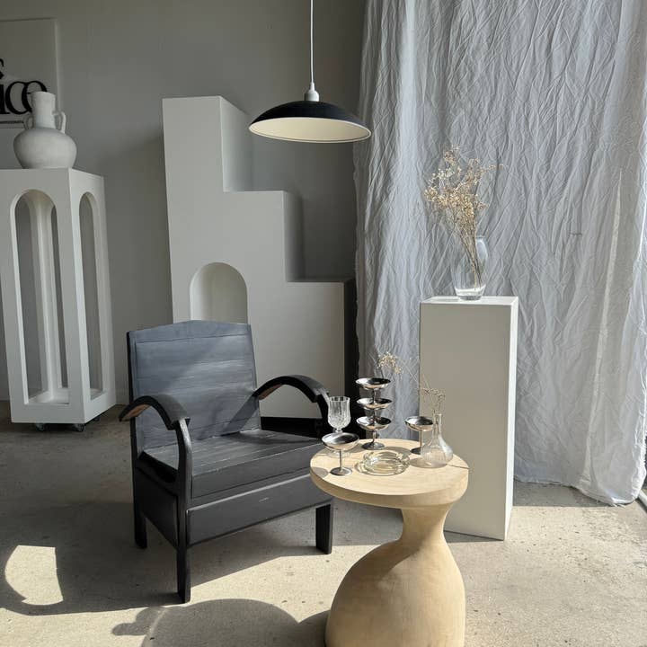 Transparent Mini vintage glass soliflore vase with round belly H12.5 for wholesale on Faire7