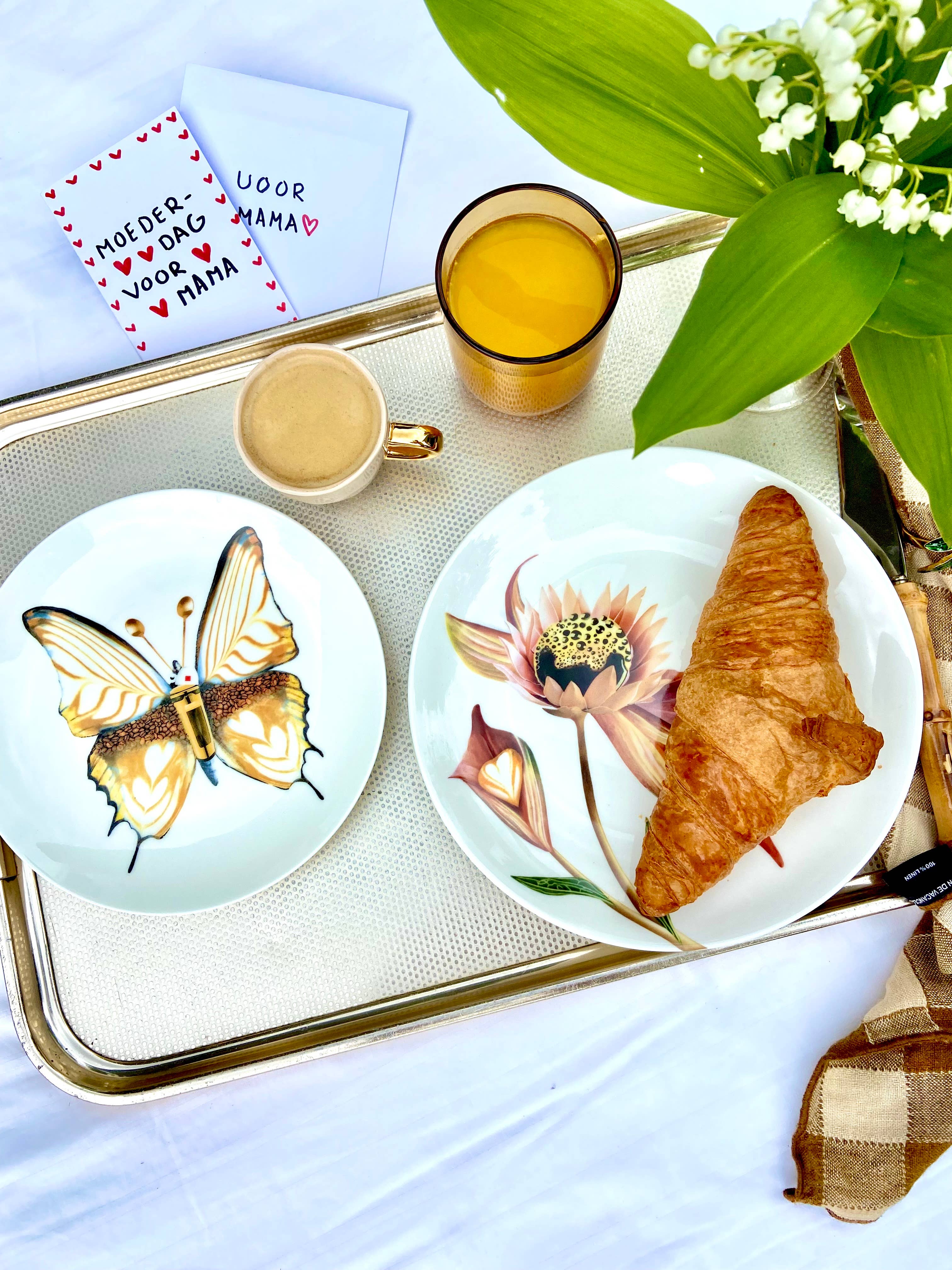 Bordy's - Wholesale Dinner Plate - Botanical Wonders - Set of 4 Breakfast Plates14