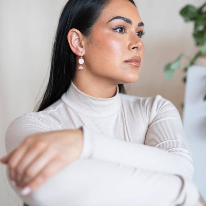 Clay by Shay - Wholesale Dangle Earrings - Kolbies | Blush