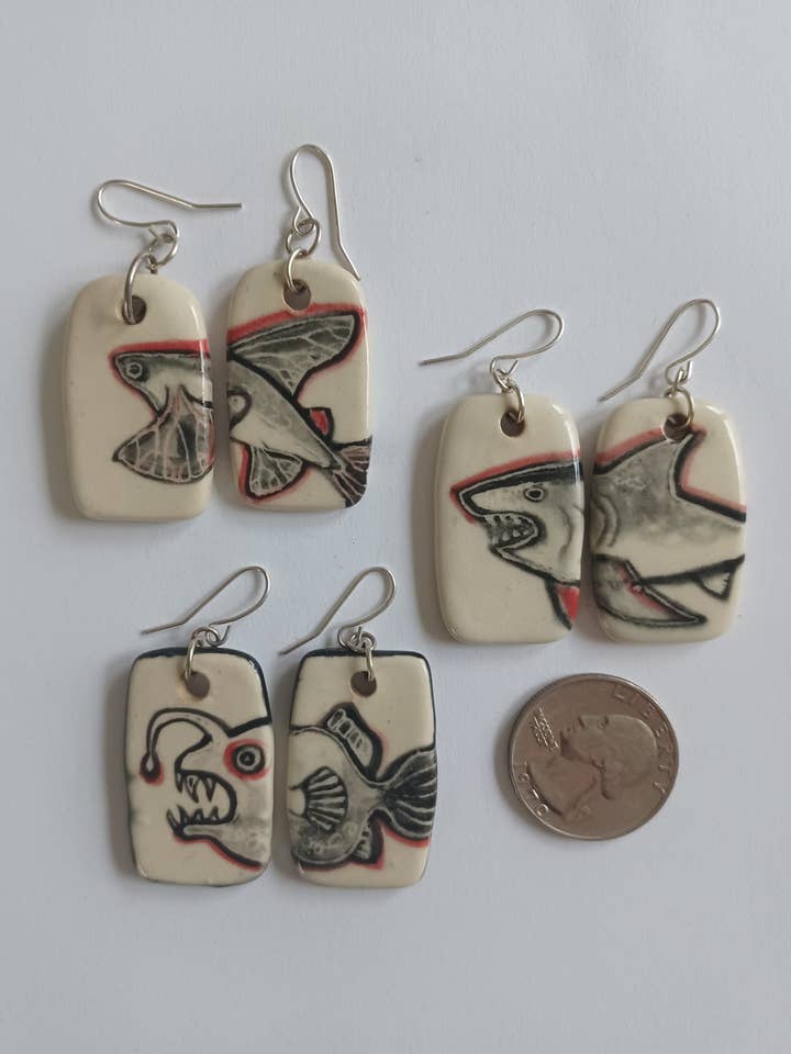 Sealife Earrings for wholesale by Carisa Serena