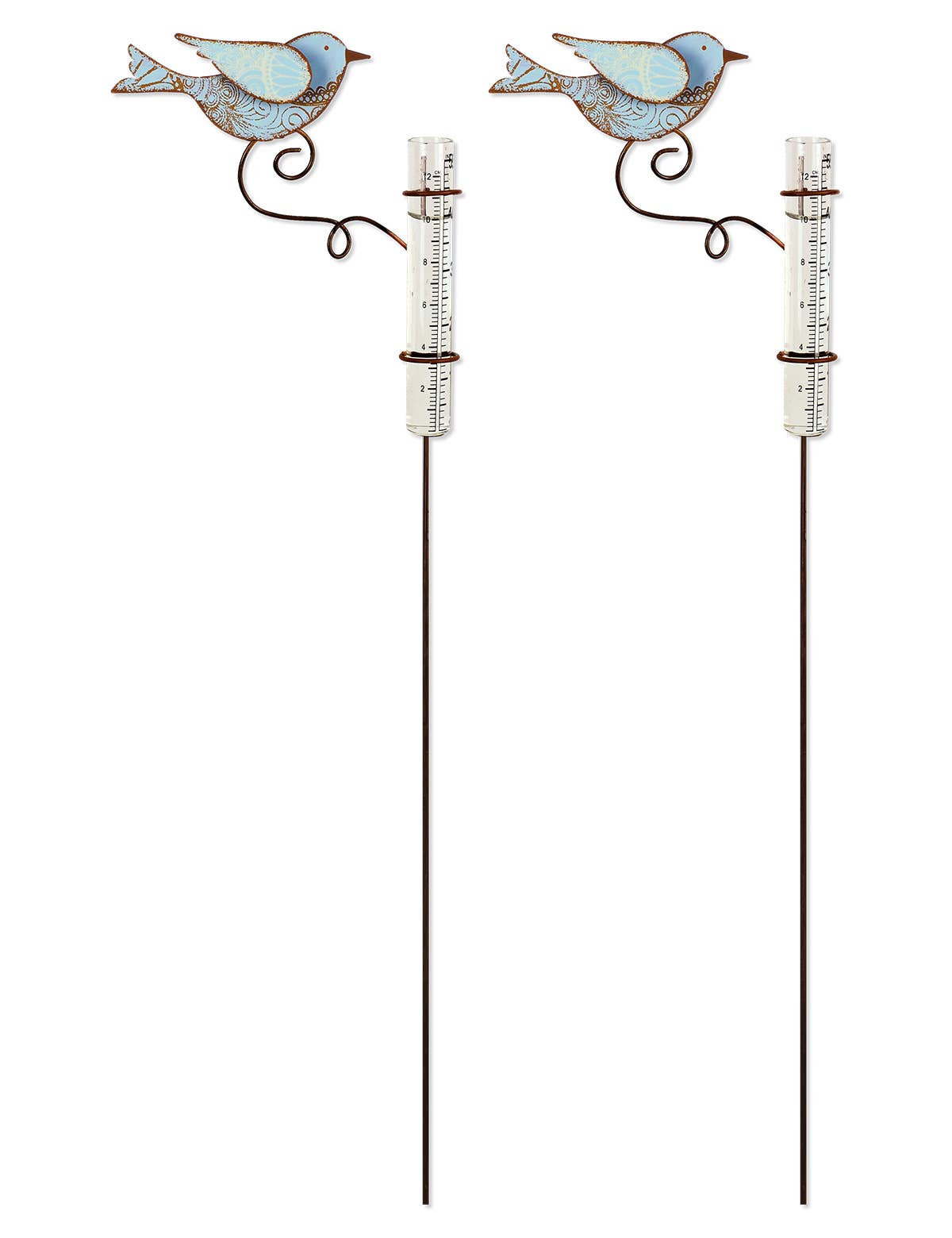 Sunset Vista Designs - Wholesale Outdoor Ornament/Decor - Paisley Bird Rain Gauge2