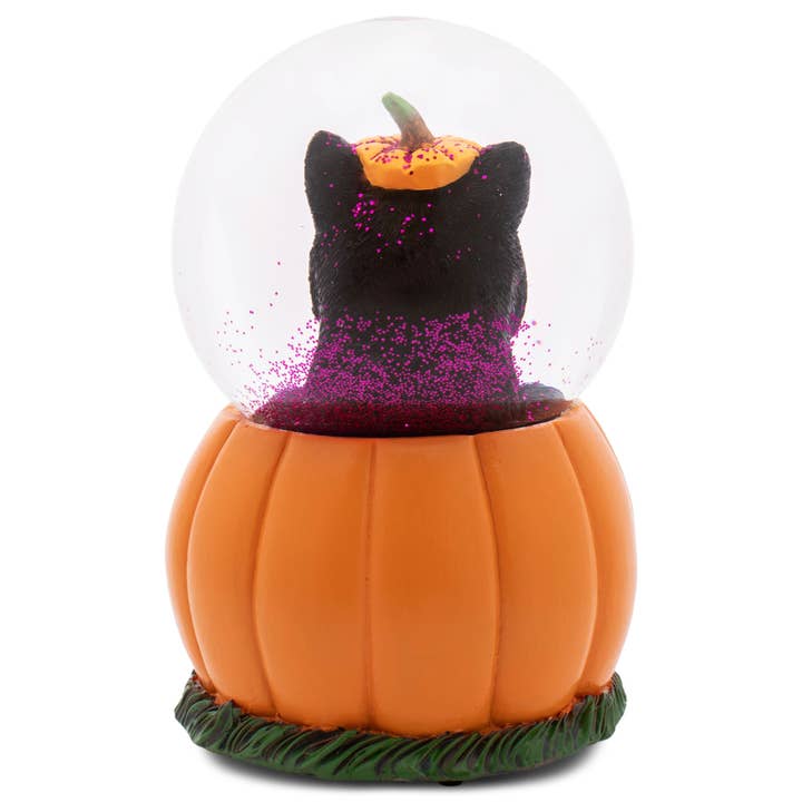 EAST AVENUE - Wholesale Decorative Figurine - Black Cat Pumpkin 100MM Musical Figurine3
