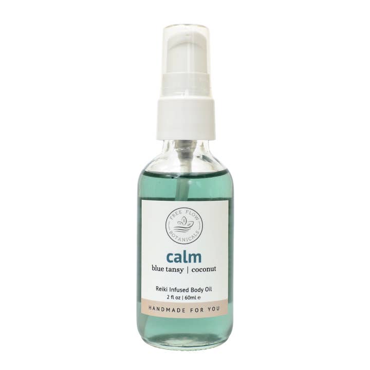 Calm Body Oil for wholesale by Free Flow Botanicals
