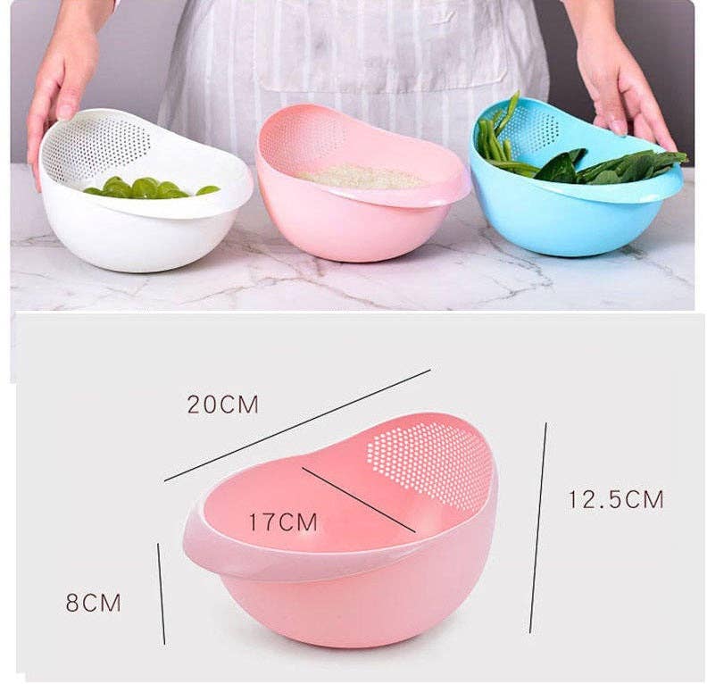 VIGOR – wholesale Sifter – Sieves and Strainers Rice Washing Bowl Strainer Drain Basket9