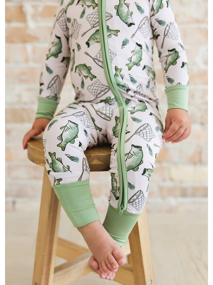 Charlie Lou Baby - Wholesale Jumpsuit - Baby - Bamboo Rompee™ | Gone Fishin'13