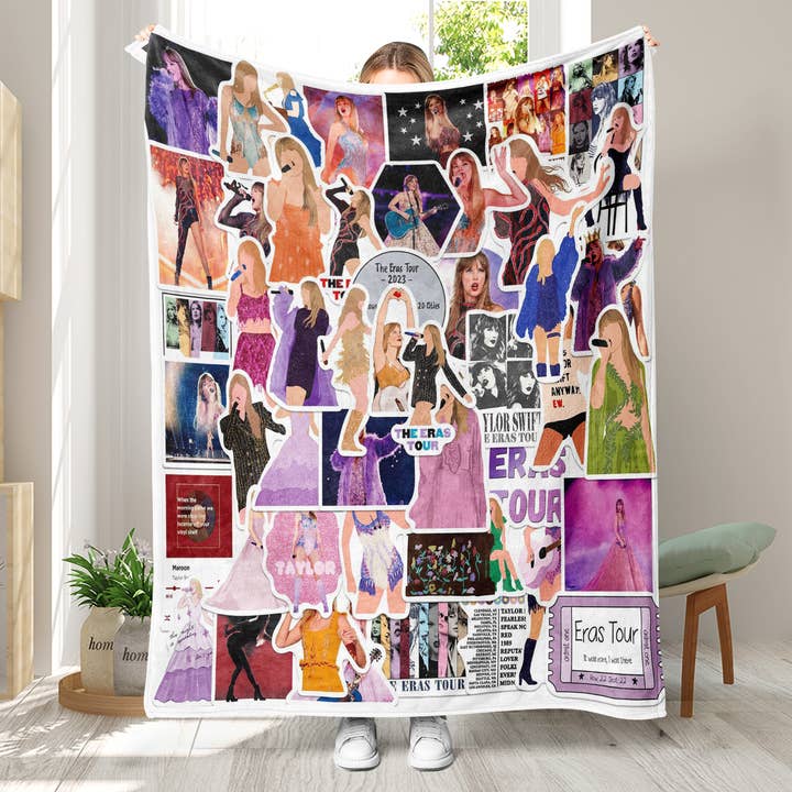Little Trendy - Wholesale Throw Blanket - Swiftie Throw Blanket soft flannel Blanket
