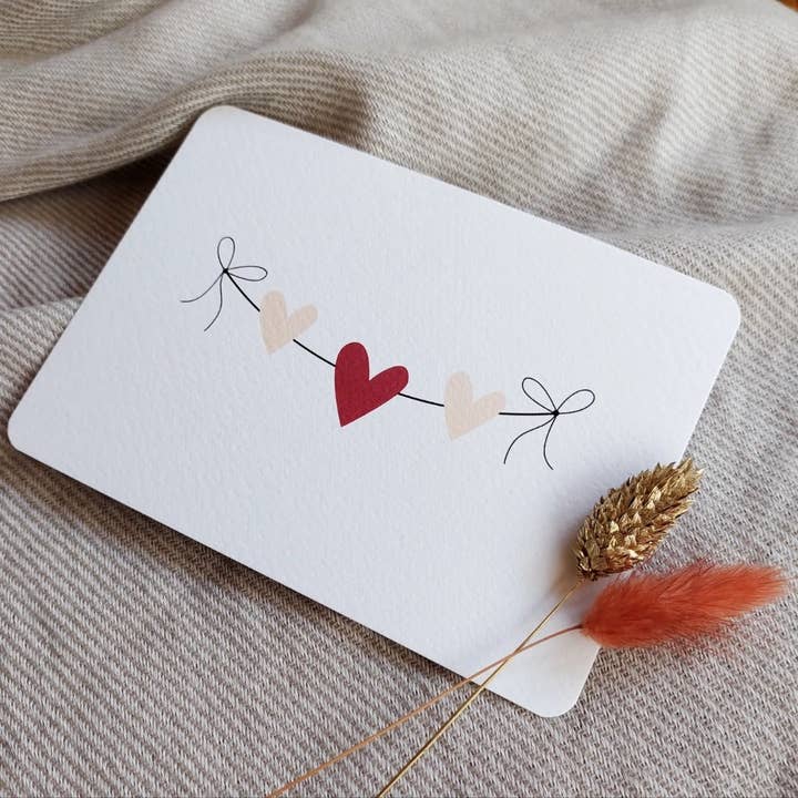 Happy Crafting - Wholesale Love Card - Map | Hartjesslinger