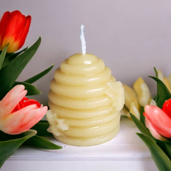 Different Branches – wholesale Novelty candle – Handmade in Ohio Single pure beeswax beehive candle no drip
