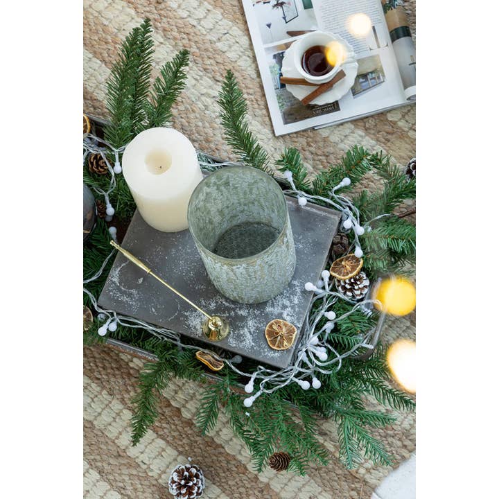 A&B Home Group Inc. – Großhandel Kerzenhalter – D5x8,8" Kerzenhalter aus Quecksilberglas5