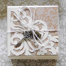 Imaginediy – Engroshandel Gæstegavepose/æske – Pearlised Cream Foretrukne Box2