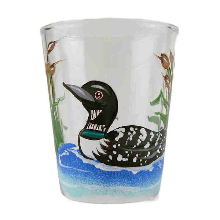 Classy Art Designs, LLC - Wholesale Shot Glass - Loons Shot Glass