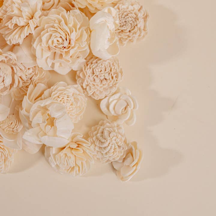 Sola Wood Flowers - Wholesale Artificial Flowers - 400 Random Assortment (No Bark)