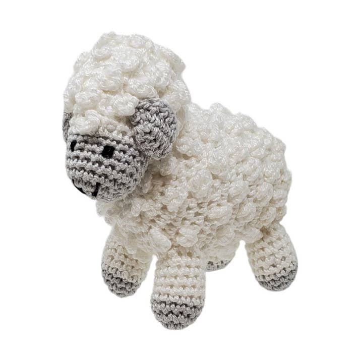 Wenig gehäkeltes Lamm - Weiss für den Großhandel von Melange Collection