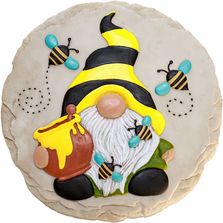 Gnome d'abeille Pierre de pas pour la vente par Spoontiques, Inc