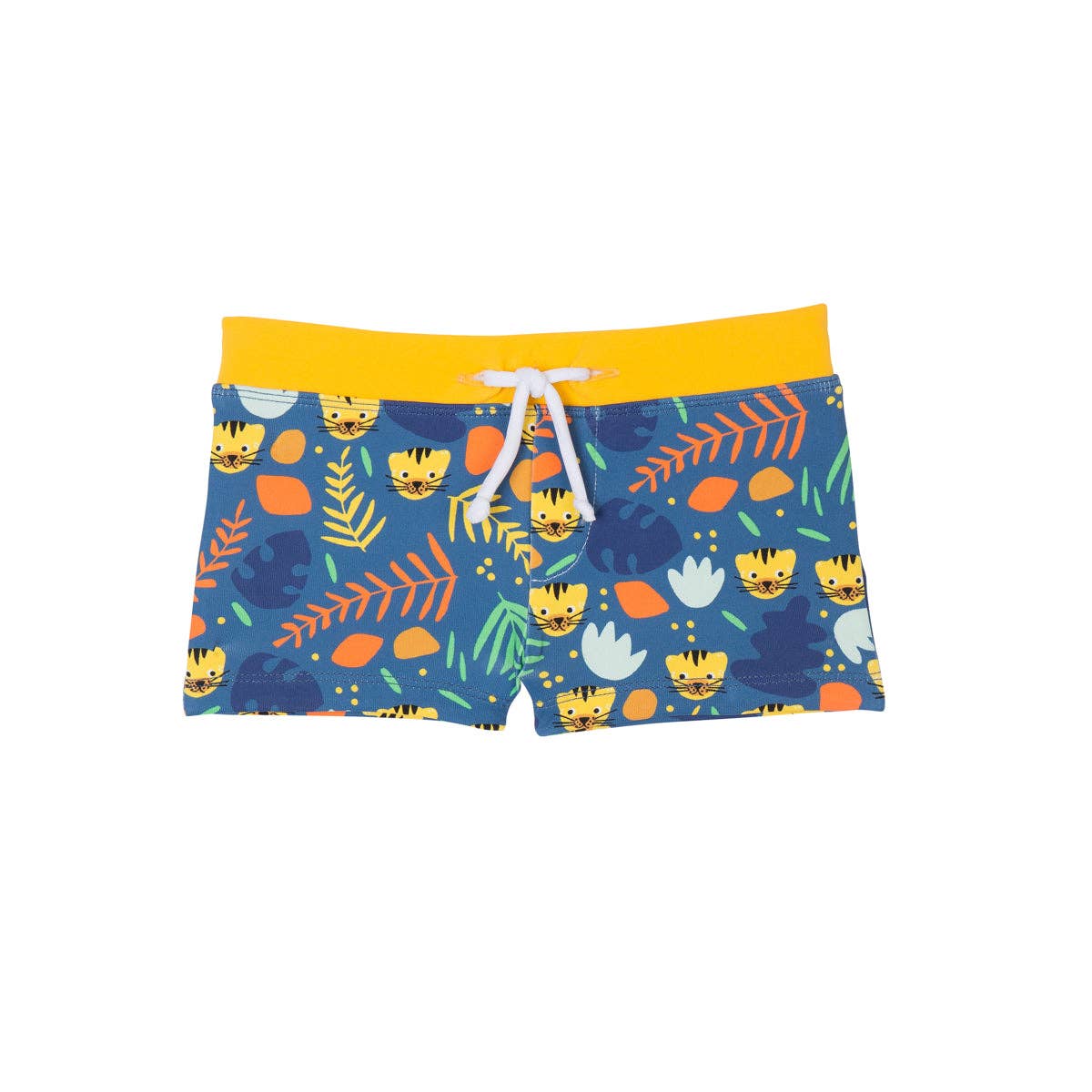 Chipote Pas – wholesale Swim shorts – Kids – Anti UV swim boxer shorts with Nico Tiger print