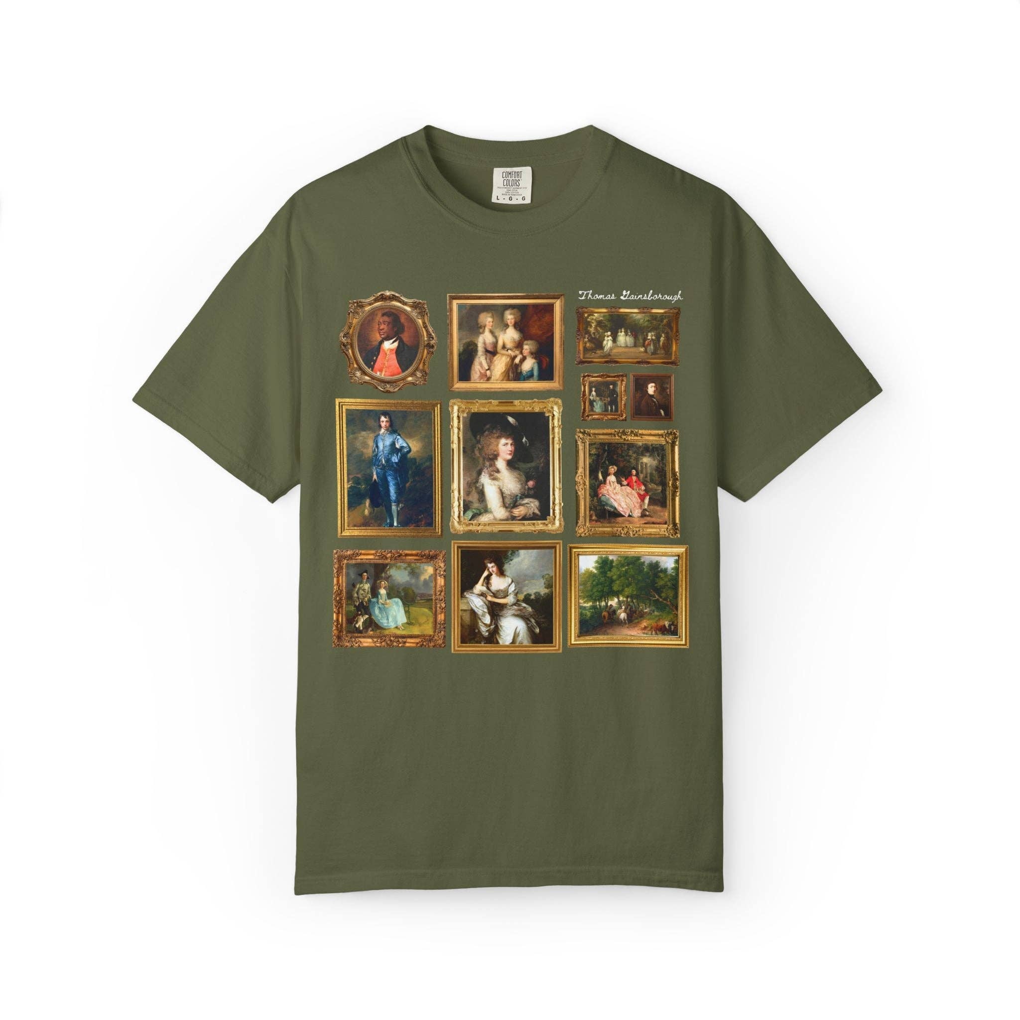 Opal and June - Wholesale T-Shirt (Graphic) - Unisex - Thomas Gainsborough Art History T-Shirt8