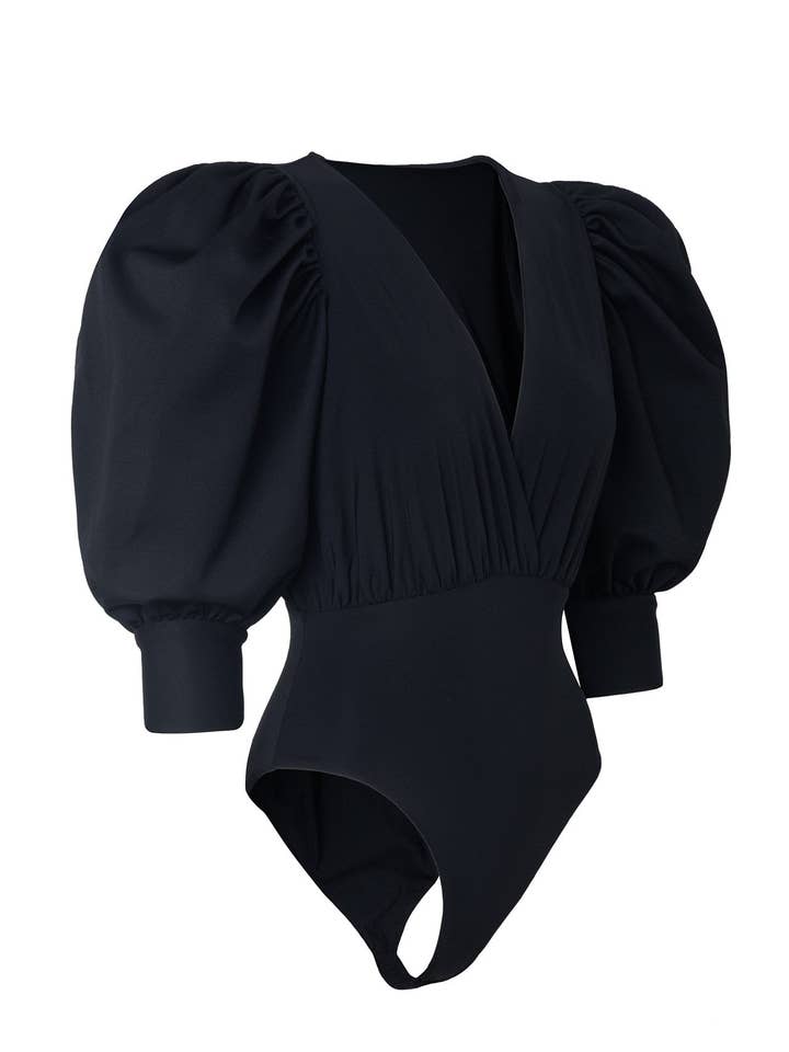 Prado Black Bodysuit for engroshandel hos Manifiesto