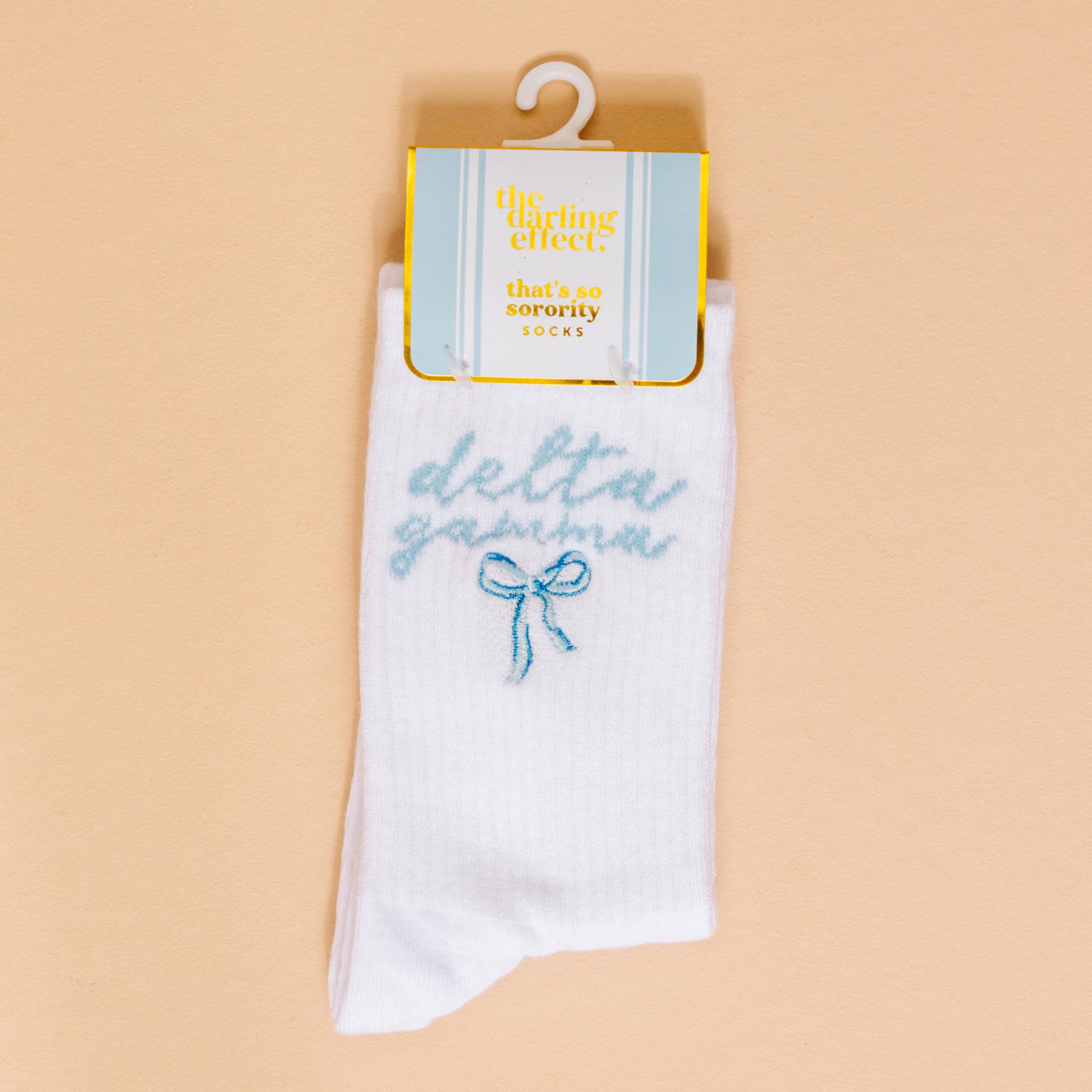 The Darling Effect - Vente Porte-clés – femme - Chaussettes montantes brodées de sororité8