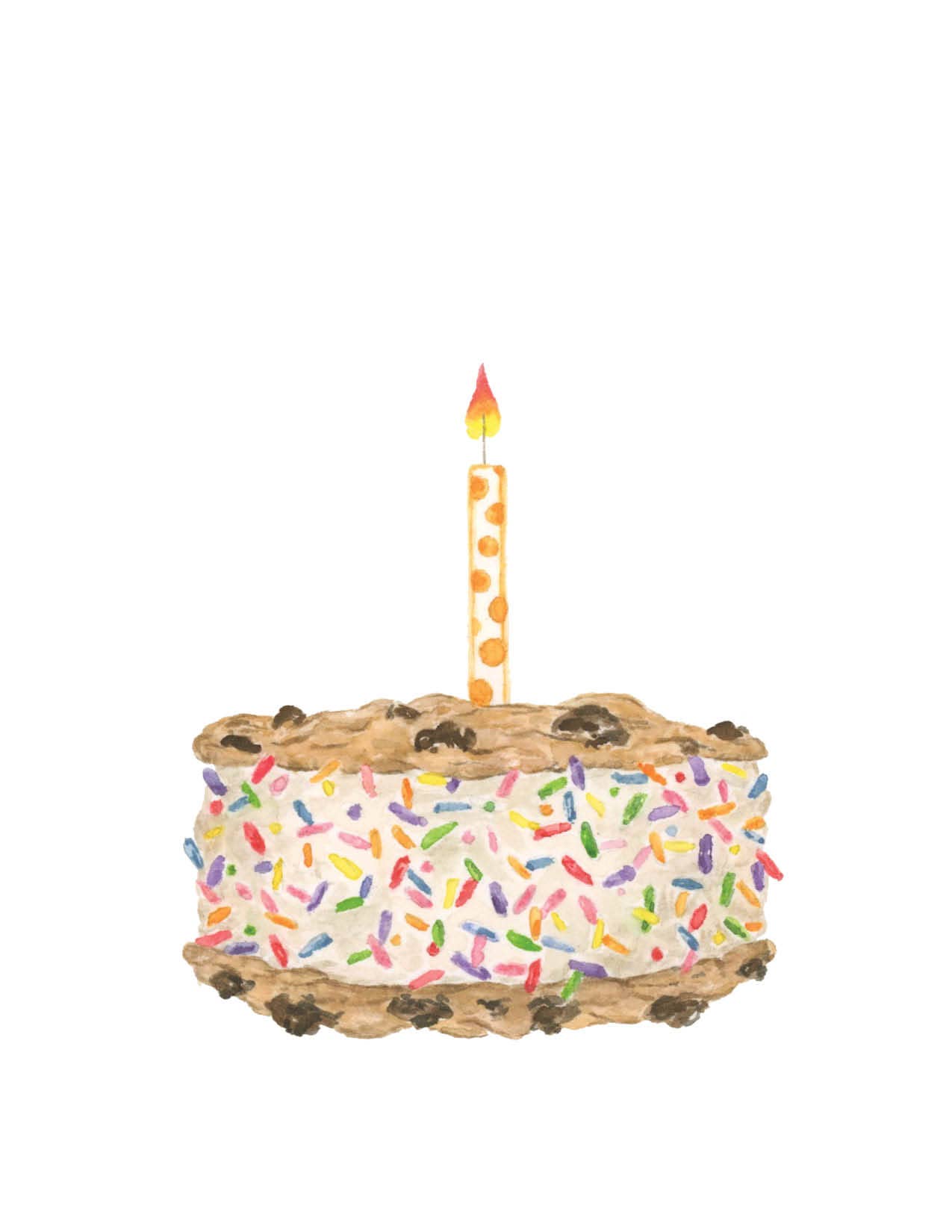 The Land of La – wholesale Birthday card – Ice Cream Cookie Sandwich 2