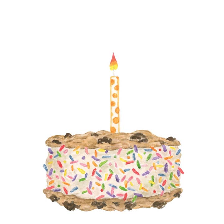 The Land of La – wholesale Birthday card – Ice Cream Cookie Sandwich 2