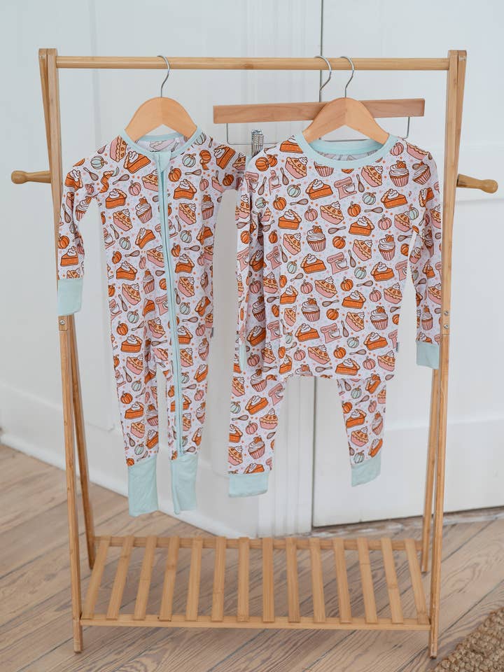 Boosh Baby - Wholesale Sleepwear Bottom - Kids - (NEW!) Holiday Baking 🥧 ✨Zippy Bamboo Pajama | Convertible5