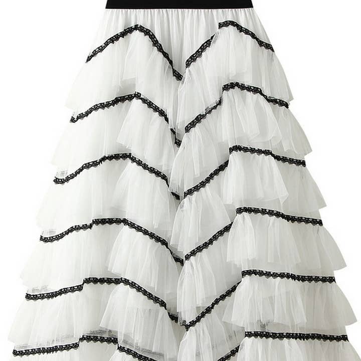 CWBLS0523_LAYERED TULLE CAKE SKIRT WITH FLOWY A-LINE SHAPE and other Purchase Wholesale tulle bomboniere. Free Returns & Net 60 Terms on Faire trending on Faire.