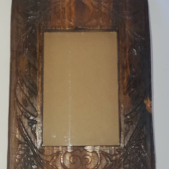 Cadre photo en bois 5x7 fabriqué à la main par Skeeter's Row pour la vente par Skeeter's Row