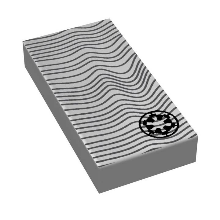 Beskar - Custom Printed 1x2 Tile - B3 Customs for wholesale by B3 Customs