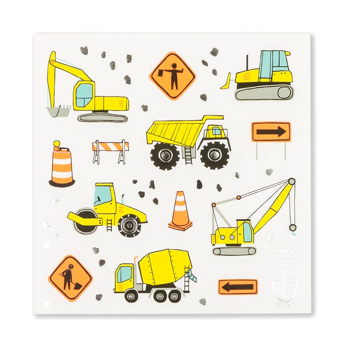 Under Construction Sticker Set - 4 Pk. for wholesale by Jollity & Co. + Daydream Society