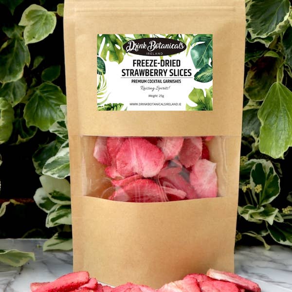 Drink Botanicals Ireland – wholesale Dried/dehydrated fruit – Freeze Dried Strawberries - Drink Botanicals Ireland