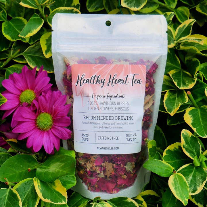 Healthy Heart Organic Herbal Tea for wholesale by The Healing Sanctuary