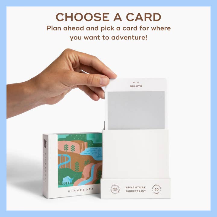 Reach International Outfitters - Wholesale Card Game - Minnesota Adventure Bucket List