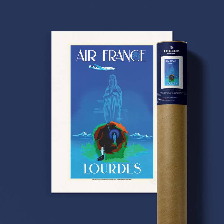 Oneart - Wholesale Poster - Air France Poster / Lourdes - AFL00421