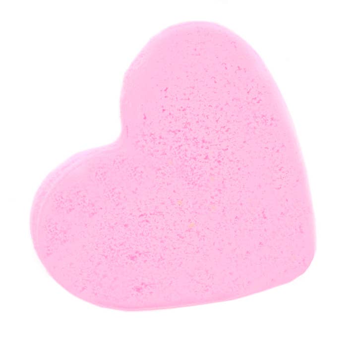 Bubblegum Love Heart Bath Bomb 70g - White Label for wholesale by AW Aromatics Limited