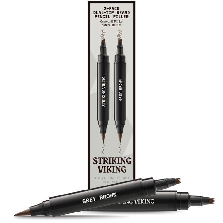 Striking Viking - Wholesale Beard Styling Product - Beard Filler Pen - Dual Tip (2-pack)10