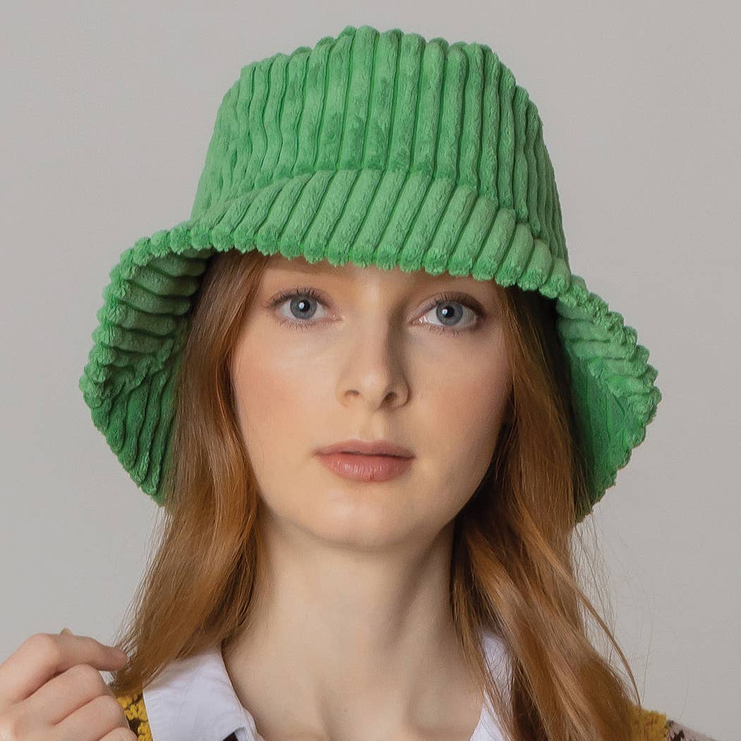 Fashion City – wholesale Bucket Hat - Dam – Solid Corduroy Bucket Hat5