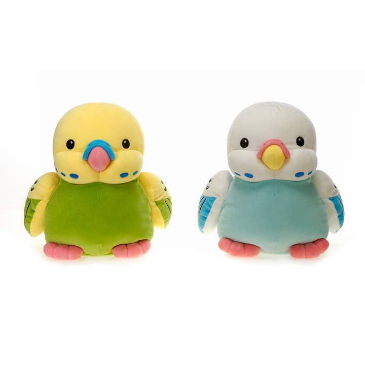 Fiesta Toys - Wholesale Stuffed/Plush Toy - Kids & Baby - HUGGY HUGGABLE - 12IN 2 ASST. PARAKEETS