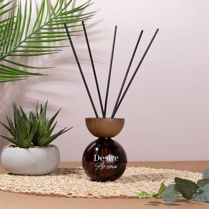 Joe Davies - Wholesale Electronic diffuser - Desire Aroma Wood Top Diffuser Midsummer Night Small