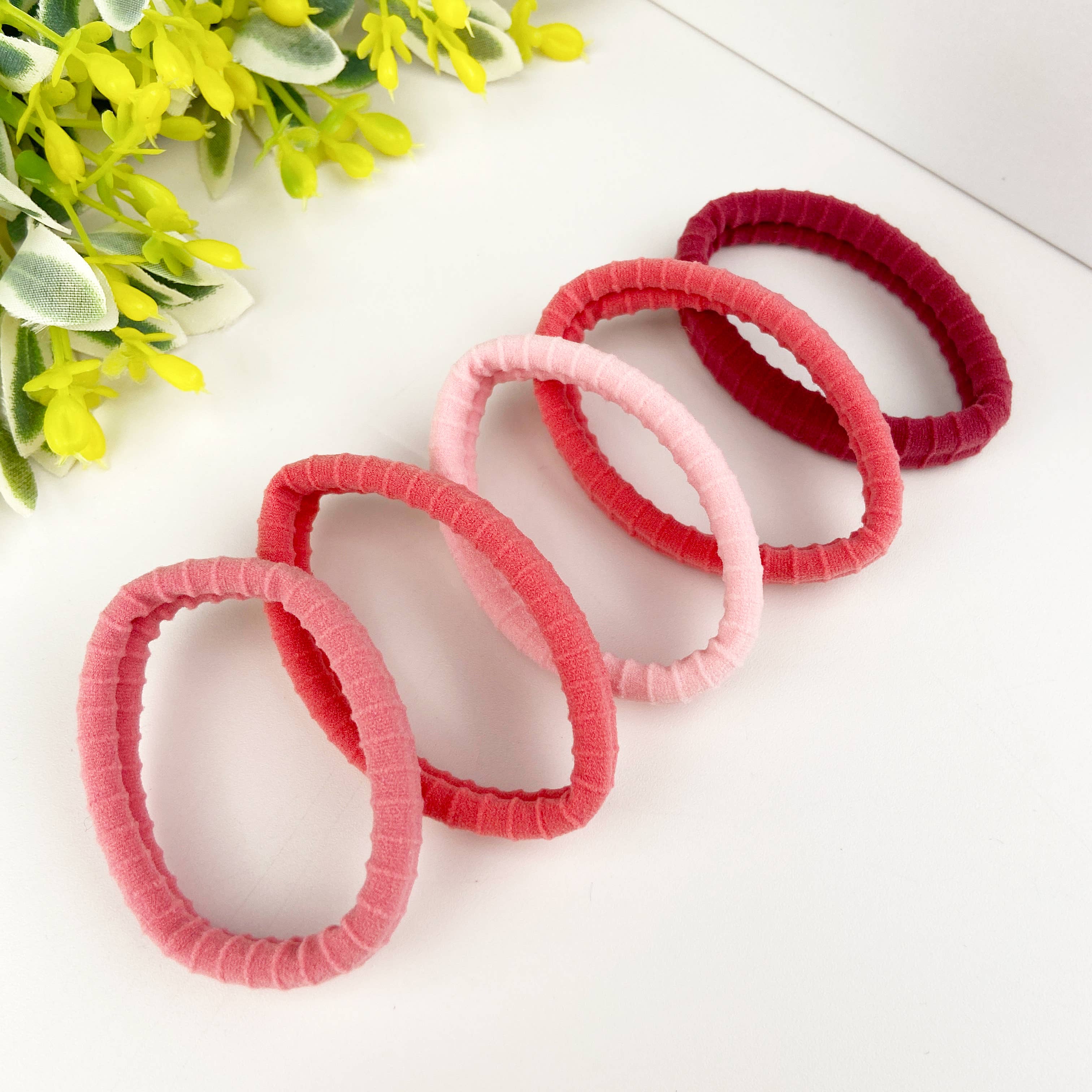 TheDivaSoap - Wholesale Hair Tie - 5pcs High elastic daily basic rubber band ponytail hair tie2